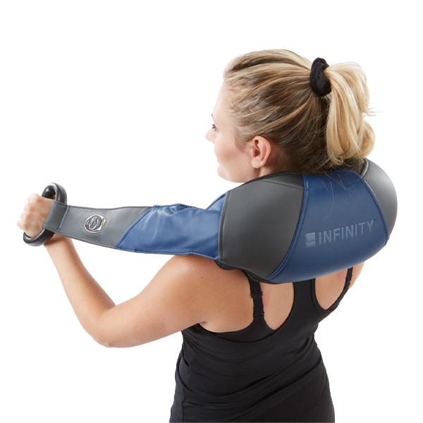 Infinity Cordless Shiatsu Neck and Body Massager with Heat – True