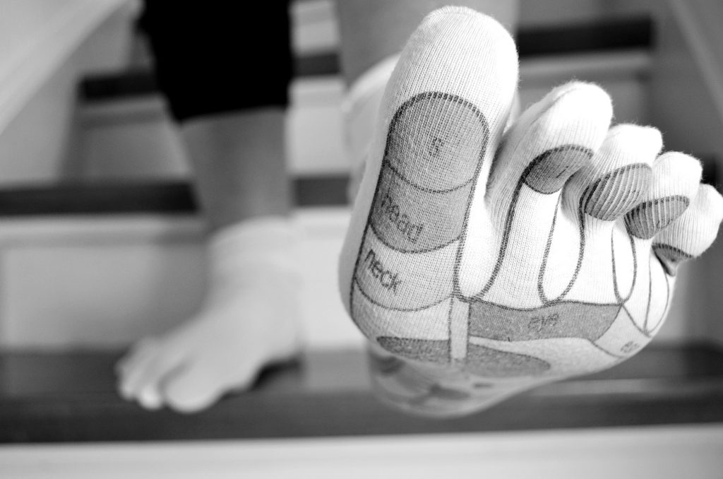 foot reflexology, foot reflexology points