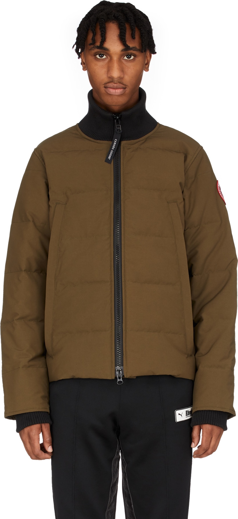 Canada Goose: Woolford Bomber - Military Green | influenceu