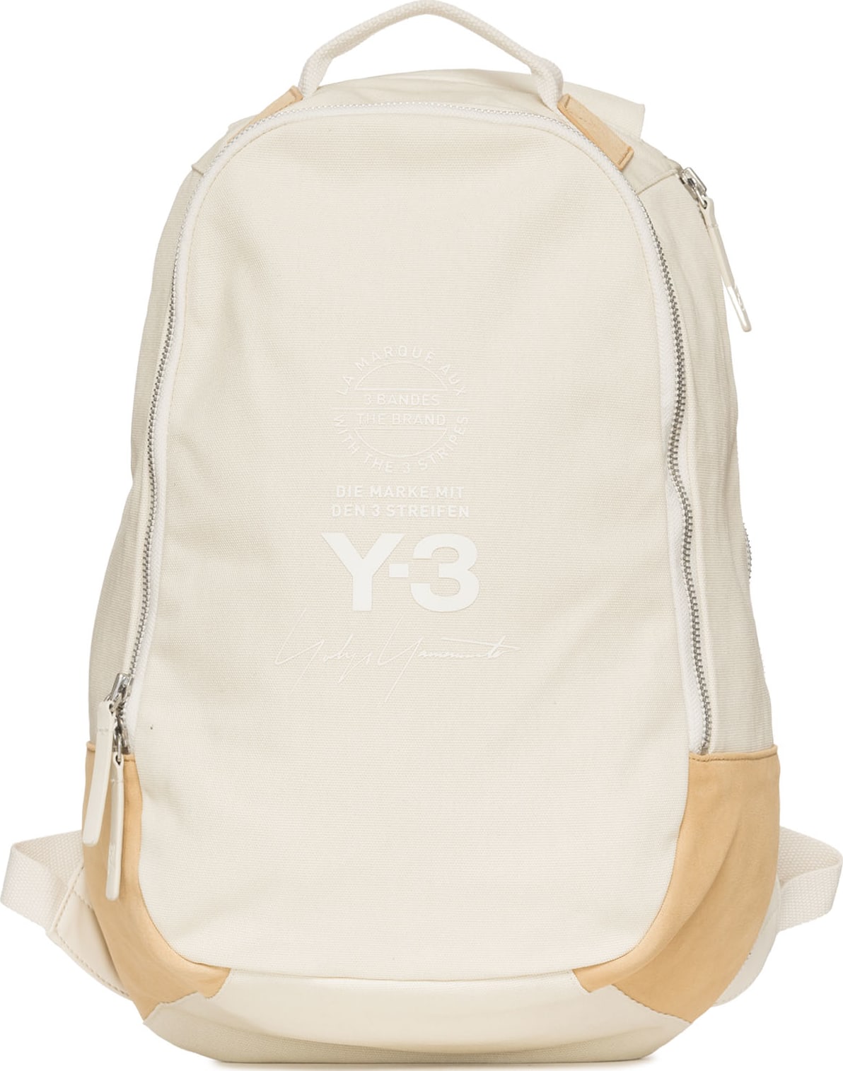 Y-3: Street Backpack - off White | influenceu