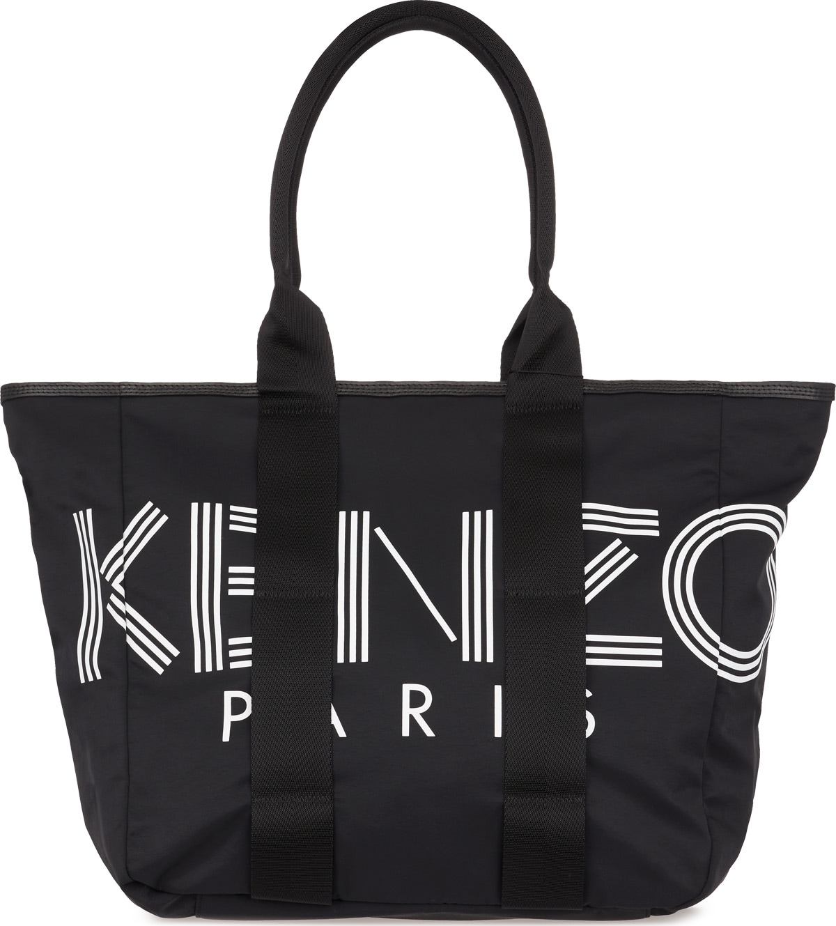 Kenzo: 'Crew' Logo Sport Tote Bag - Black | influenceu