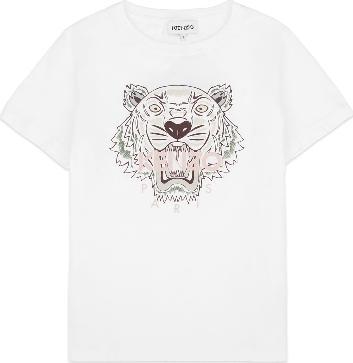 Kenzo: Tiger T-Shirt - White | influenceu