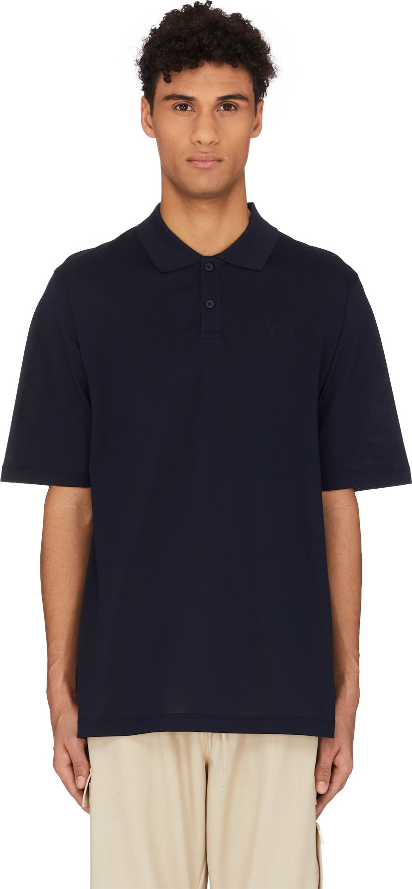 Y-3: Classic Logo Polo Shirt | influenceu