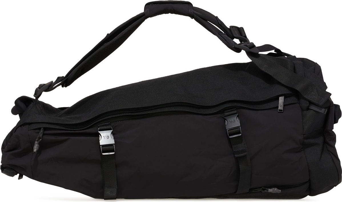 Y-3: Classic Hybrid Duffel Bag - Black | influenceu