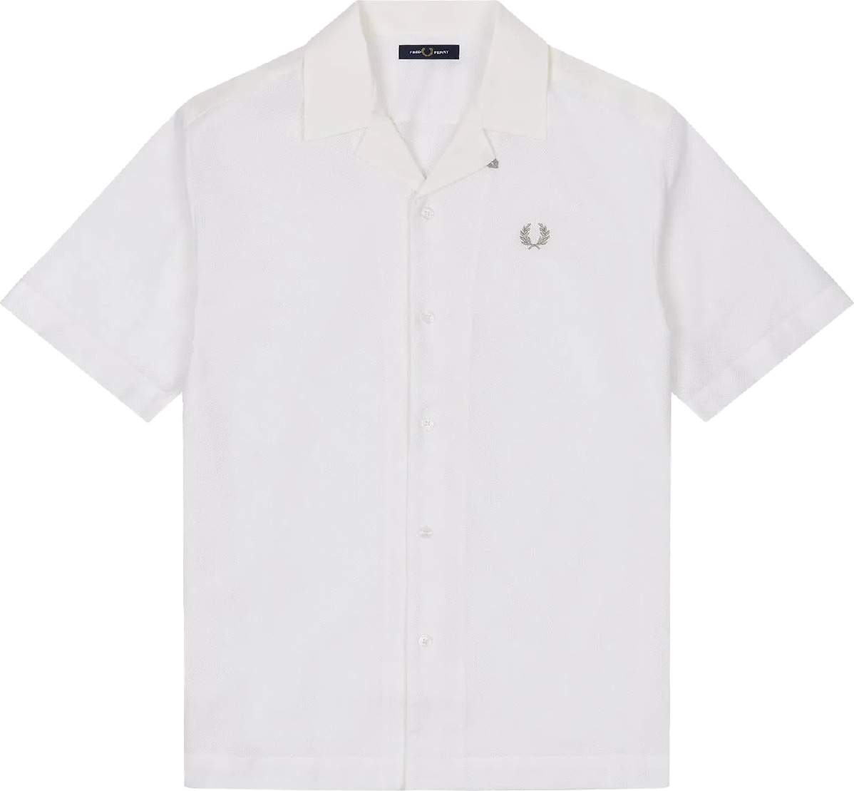 Fred Perry: Mesh Reverse Collar Shirt | influenceu