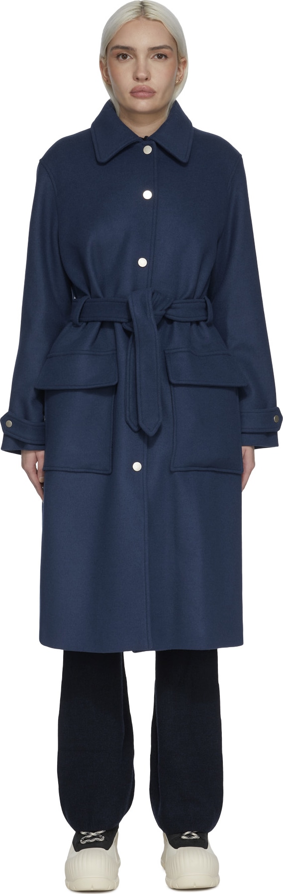 A.P.C.: Angelita Long Coat | influenceu