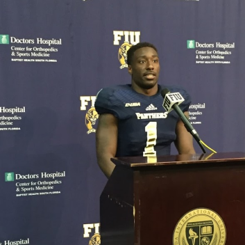 FIU RB Alex Gardner press conference UTEP 2015