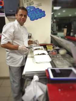 spyros mouzakitis owner of nia's greek in miami (sweetwater)