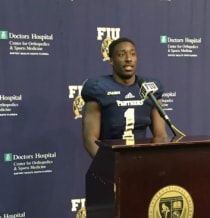 FIU RB Alex Gardner press conference UTEP 2015