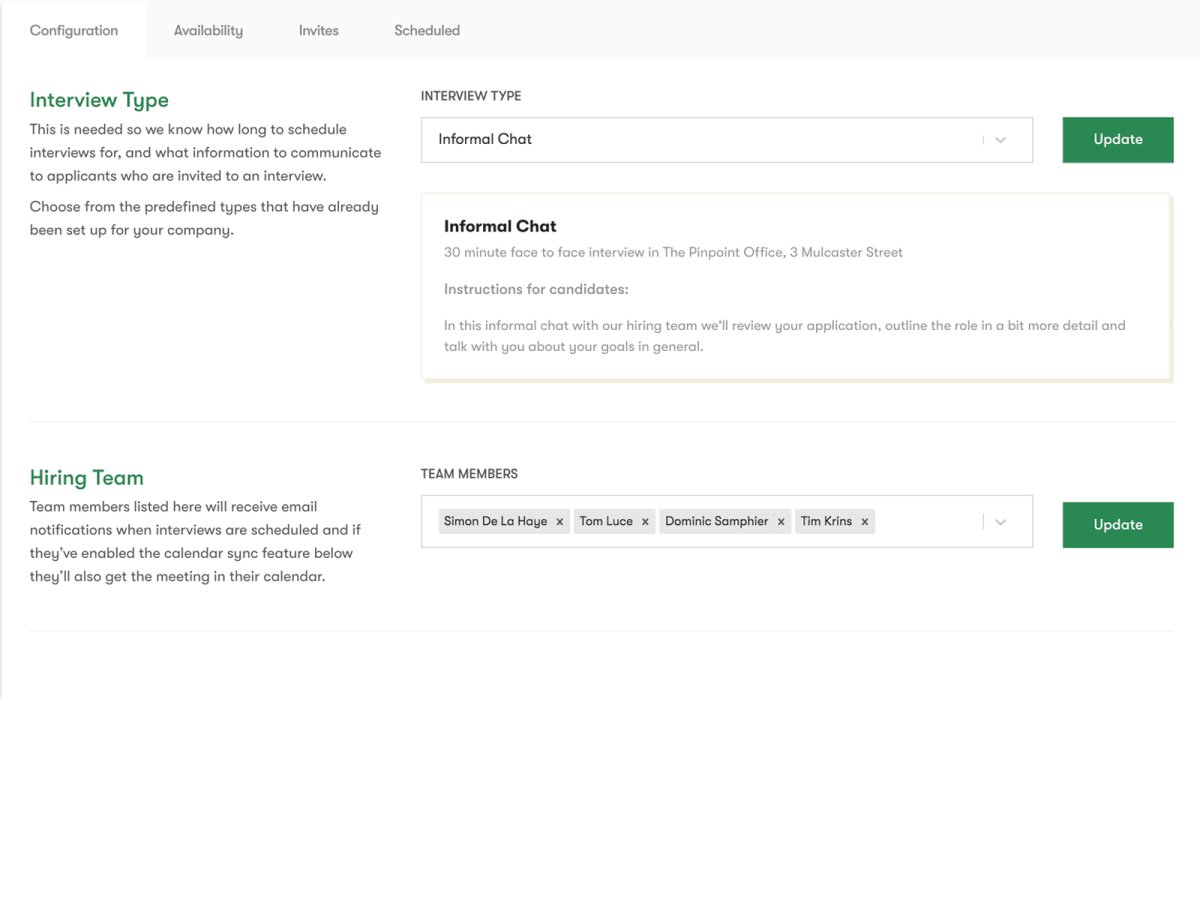 Interview Scheduling Software For Recruiters Pinpoint