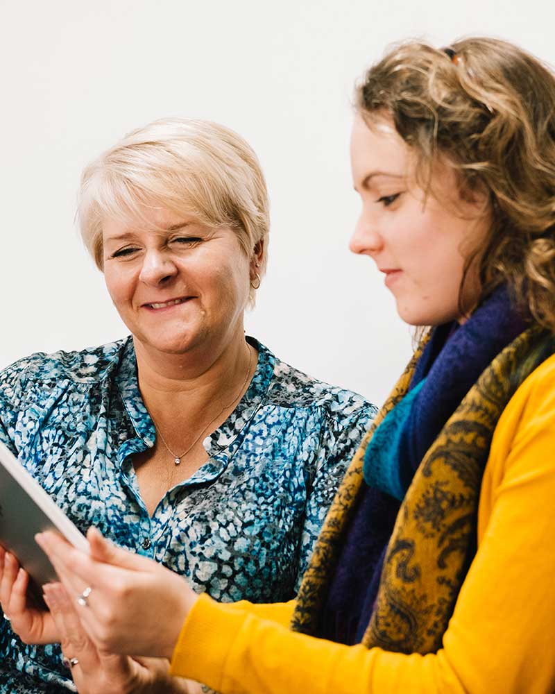 Recruiters looking at blind recruitment data