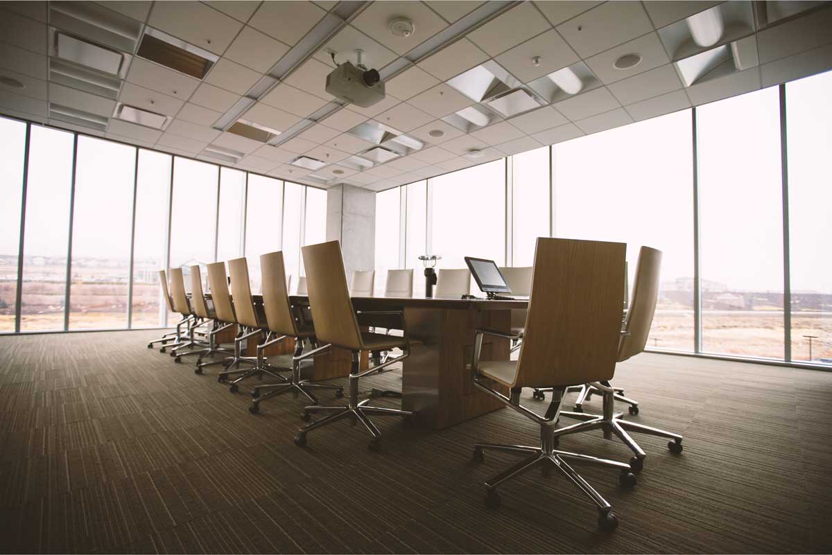 Boardroom in office