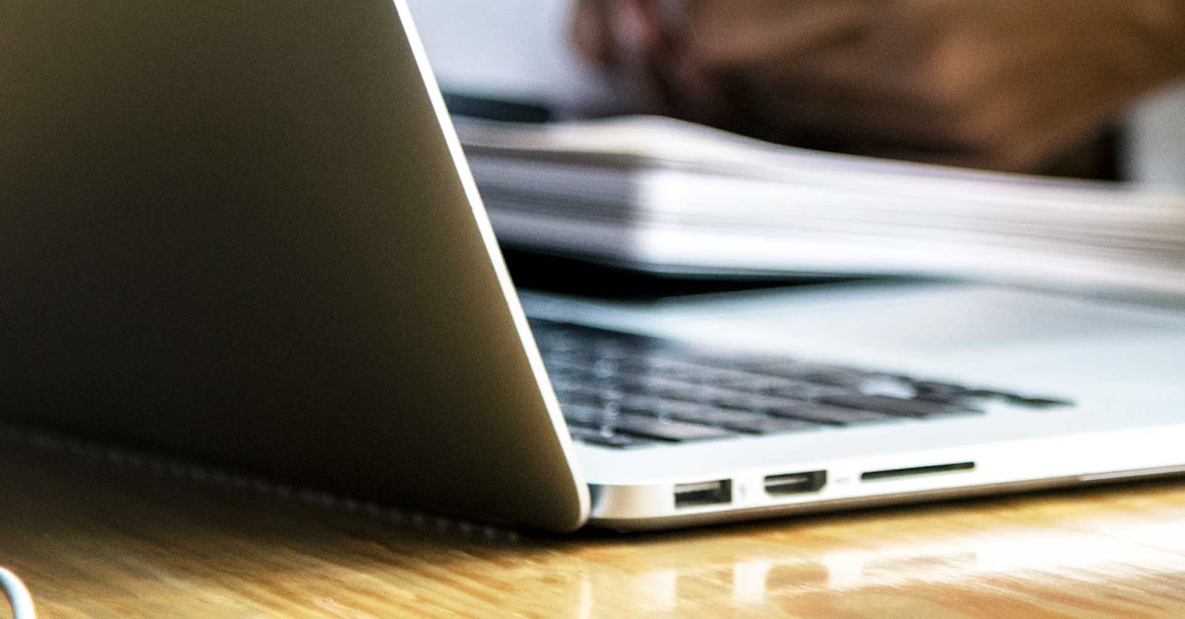 Laptop with Code