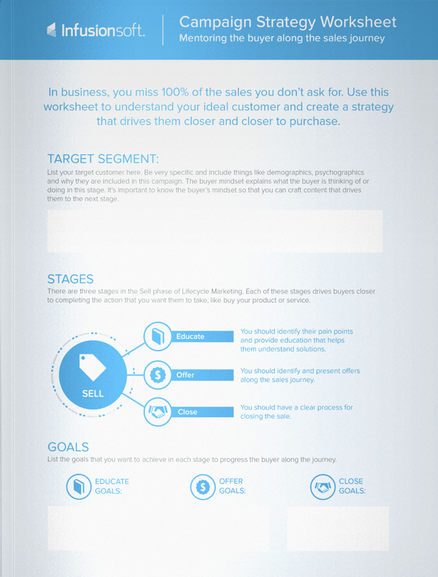 Worksheet: Creating a campaign strategy