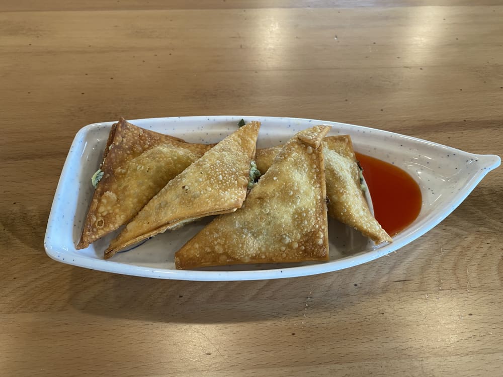 Spinach Cheese Wonton(4)