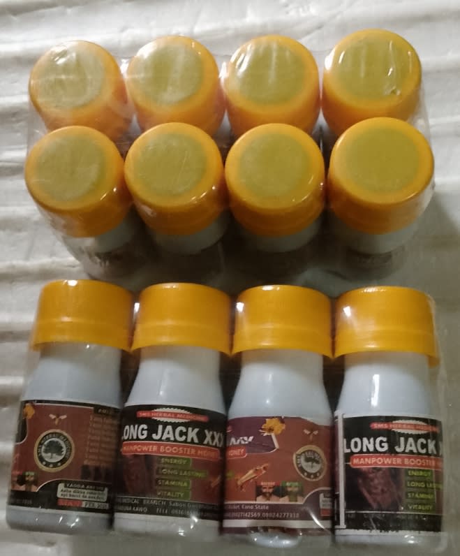 Longjack XXXL Manpower Booster Honey for Penis Enlargement -8 bottles