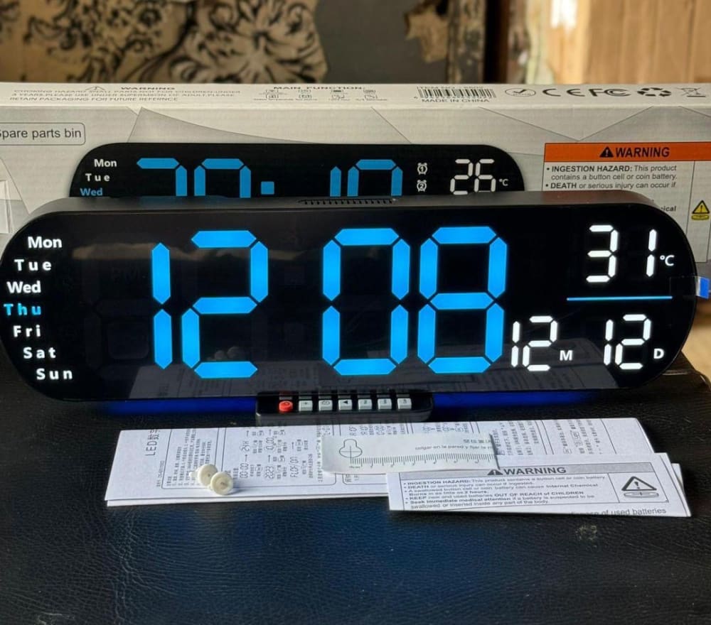 BIG LED DISPLAY CLOCK