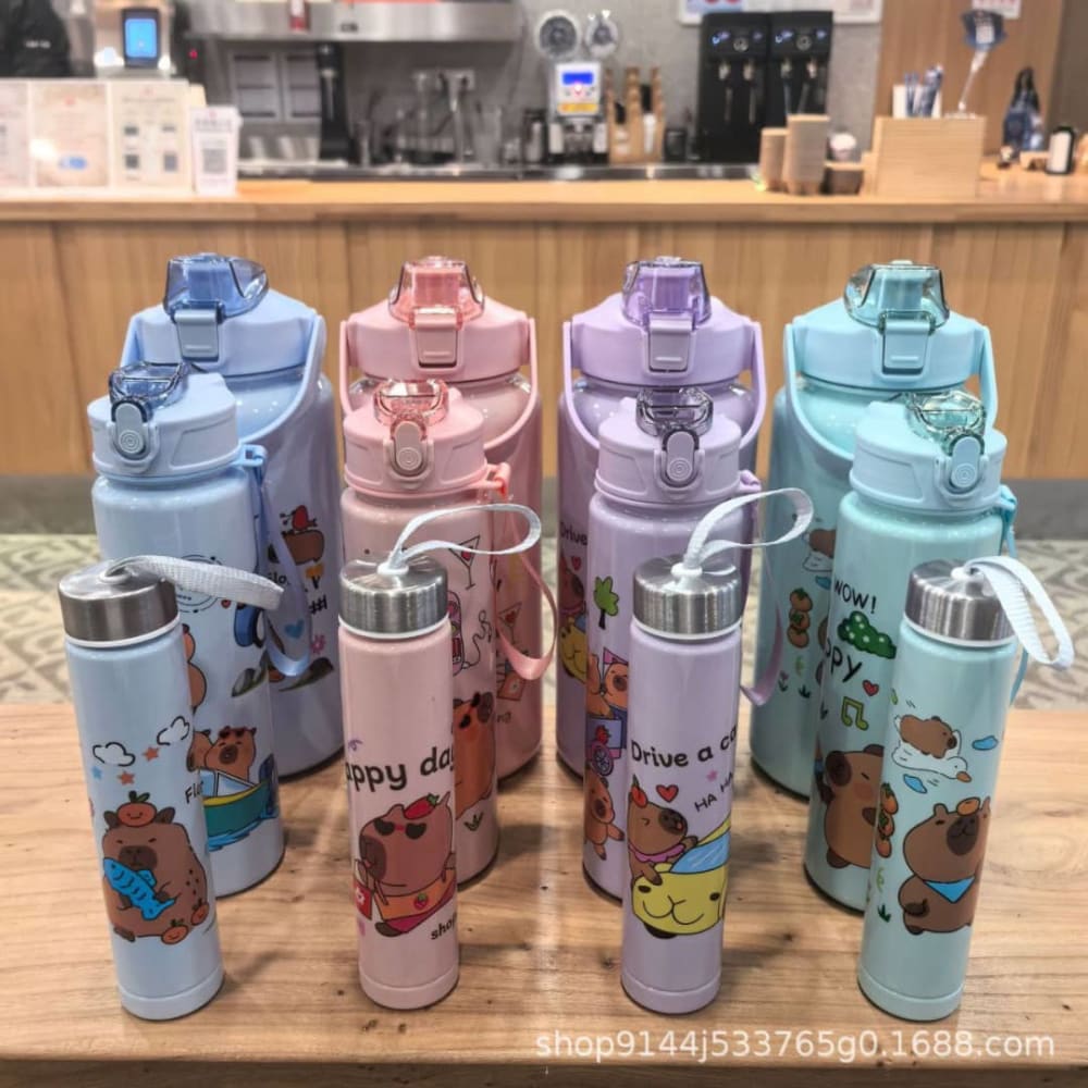 Kids characters water bottle
