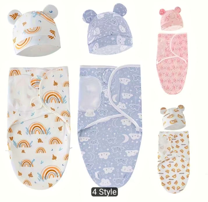 Newborn Blanket and Hat Set