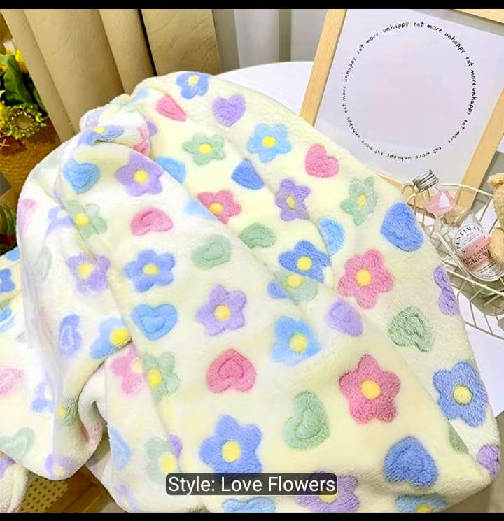 WarmNest Flannel Baby Blanket