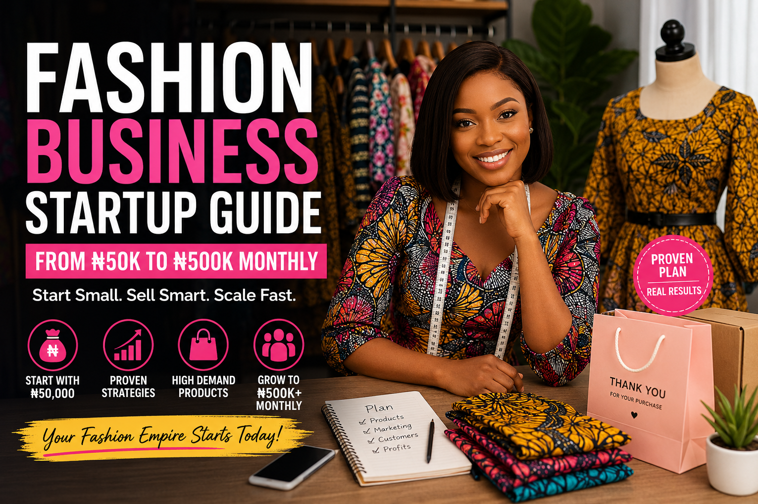 Fashion Business Startup Guide: From ₦50K to ₦500K Monthly