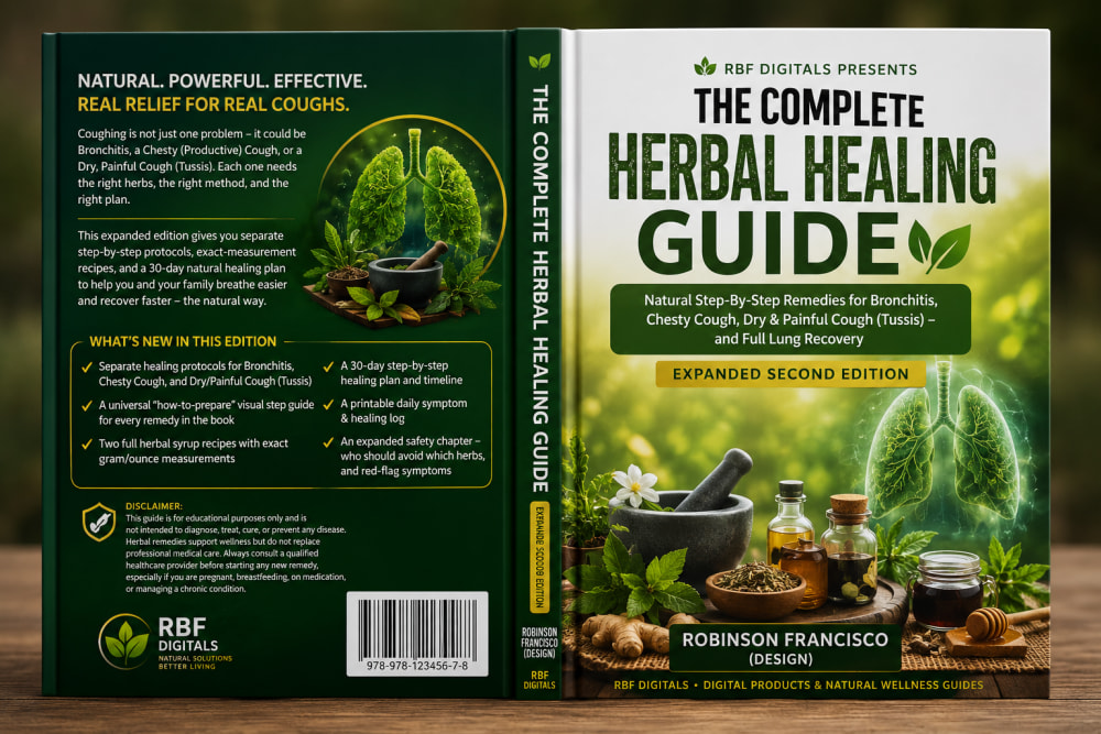 Breathe Better Again eBook cover showcasing natural remedies for respiratory health. 1