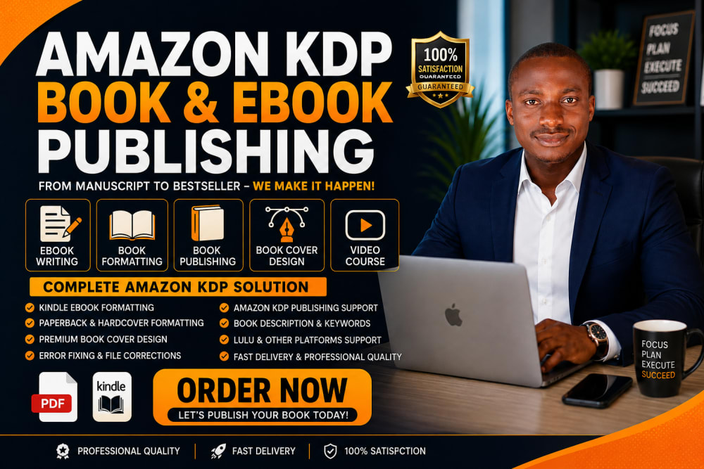 Amazon KDP Book Publishing Masterclass for aspiring authors