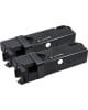 Set of 2 Compatible Dell 310-9058 Black High Yield Toner Cartridges (KU052)