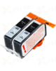 2 Pack HP 564XL Black High-Yield Compatible Ink Cartridges (CN684WA)