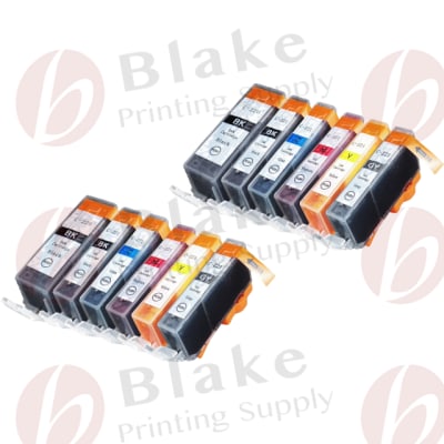 Set of 12 Compatible Canon PGI-220 & CLI-221 Ink Cartridges