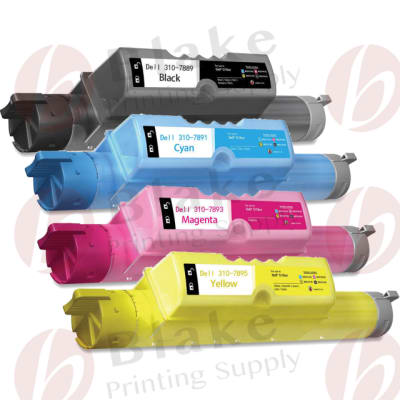 Set of 4 Compatible Dell 5110cn / 5110n High Yield Toner