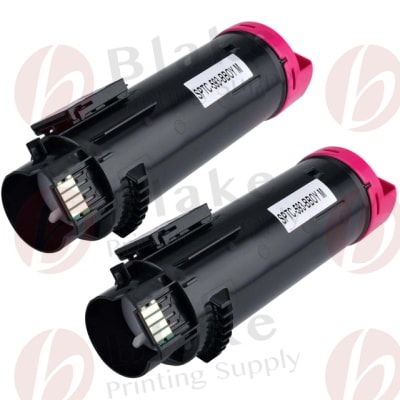 Set of 2 Compatible Dell H625 / H825 Magenta High Yield Toner Cartridges (5PG7P)