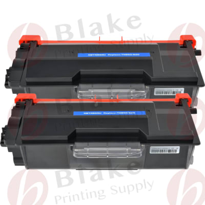2 Pack Brother Compatible TN850 Black High-Yield Toner Cartridge (Replaces TN820)