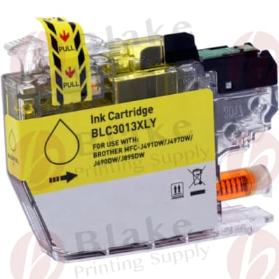 Compatible Brother LC-3013Y Yellow High Yield Ink Cartridge (Replaces LC-3011Y)