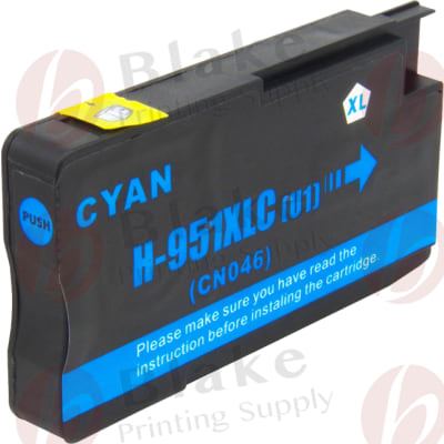 Compatible HP 951XL Cyan High Yield Ink Cartridge (CN046AN)