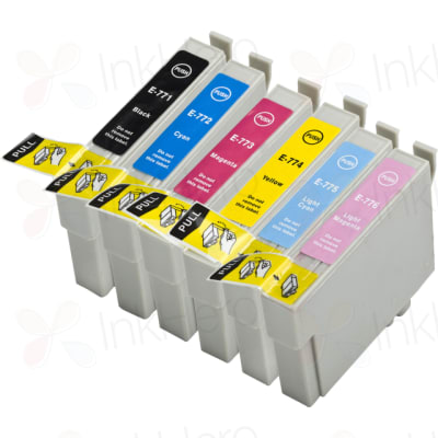 6 Pack Epson 77 High-Yield Remanufactured Ink Cartridges