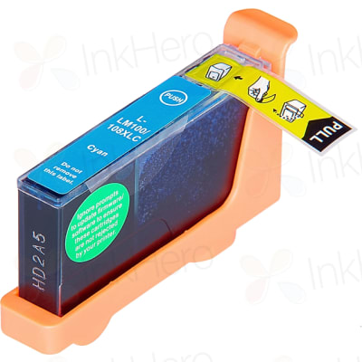 Lexmark 100XL Cyan Compatible High-Yield Ink Cartridge (14N1069)