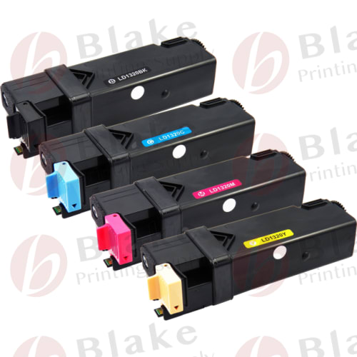 Set of 4 Compatible Dell 1320c High Yield Toner Cartridges