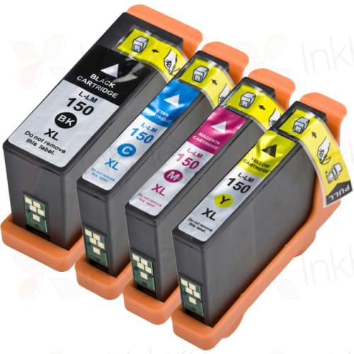 Pack de 4 Lexmark 150XL cartouches d'encre haute capacité compatibles