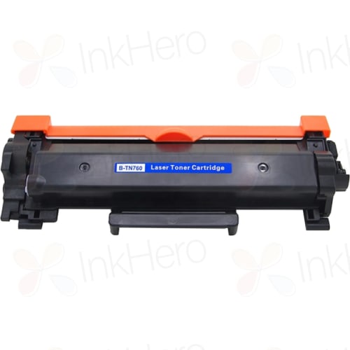 Brother TN760 Black Compatible High-Yield Toner Cartridge (Replaces TN730)