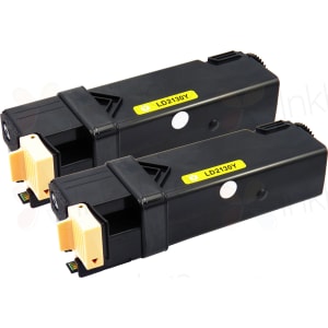 Dell 330-1438 Yellow Compatible High-Yield Toner Cartridges 2-Pack (T108C)