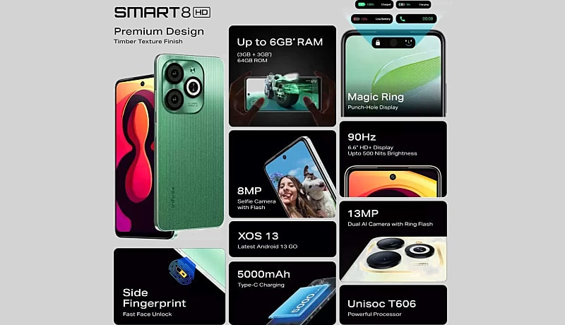 Infinix Smart 8 HD Photos