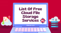 Free Cloud File Storage Services