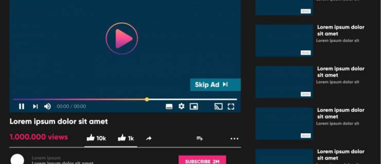 Video Template for Blogger