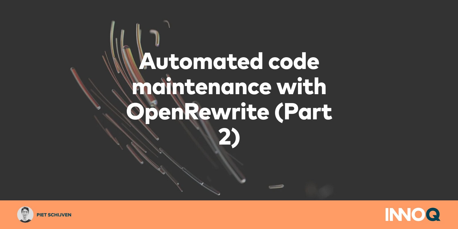 Automated code maintenance with OpenRewrite (Part 2) – INNOQ