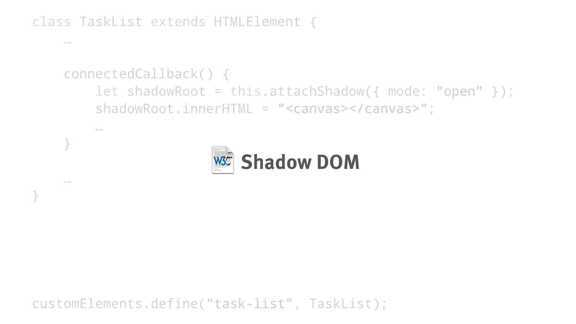 shadow DOM