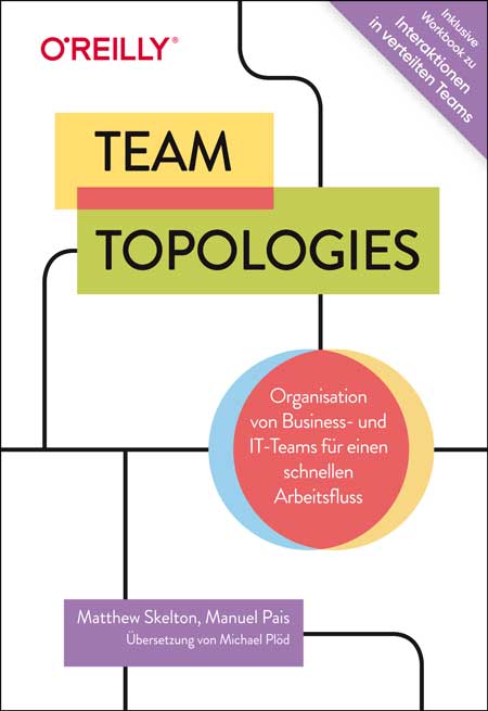 Team Topologies. Organisation von Business- und IT-Teams für einen schnellen Arbeitsfluss. Matthew Skelton, Manuel Pais. Übersetzung von Michael Plöd.