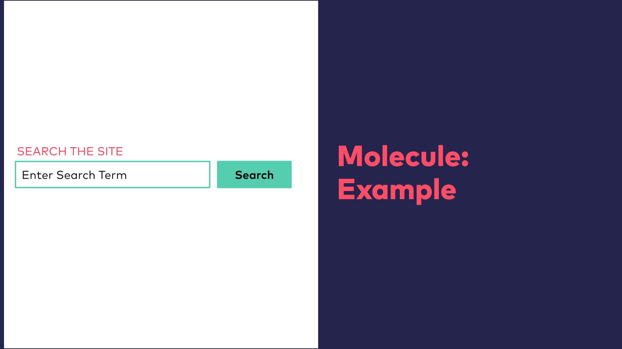 Abb. 8: Atomic Design - Molekül Beispiel