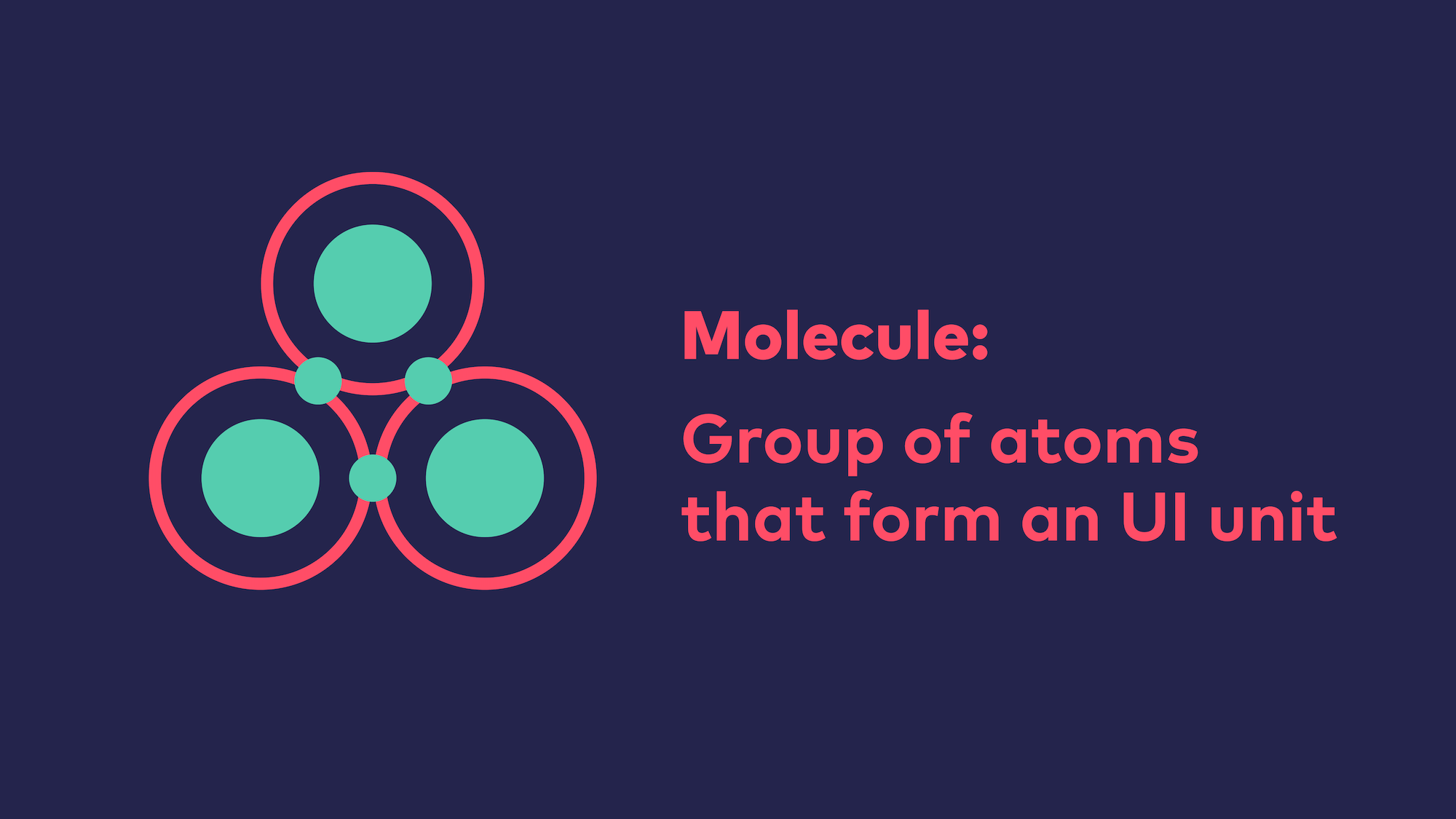 Abb. 7: Atomic Design - Molekül