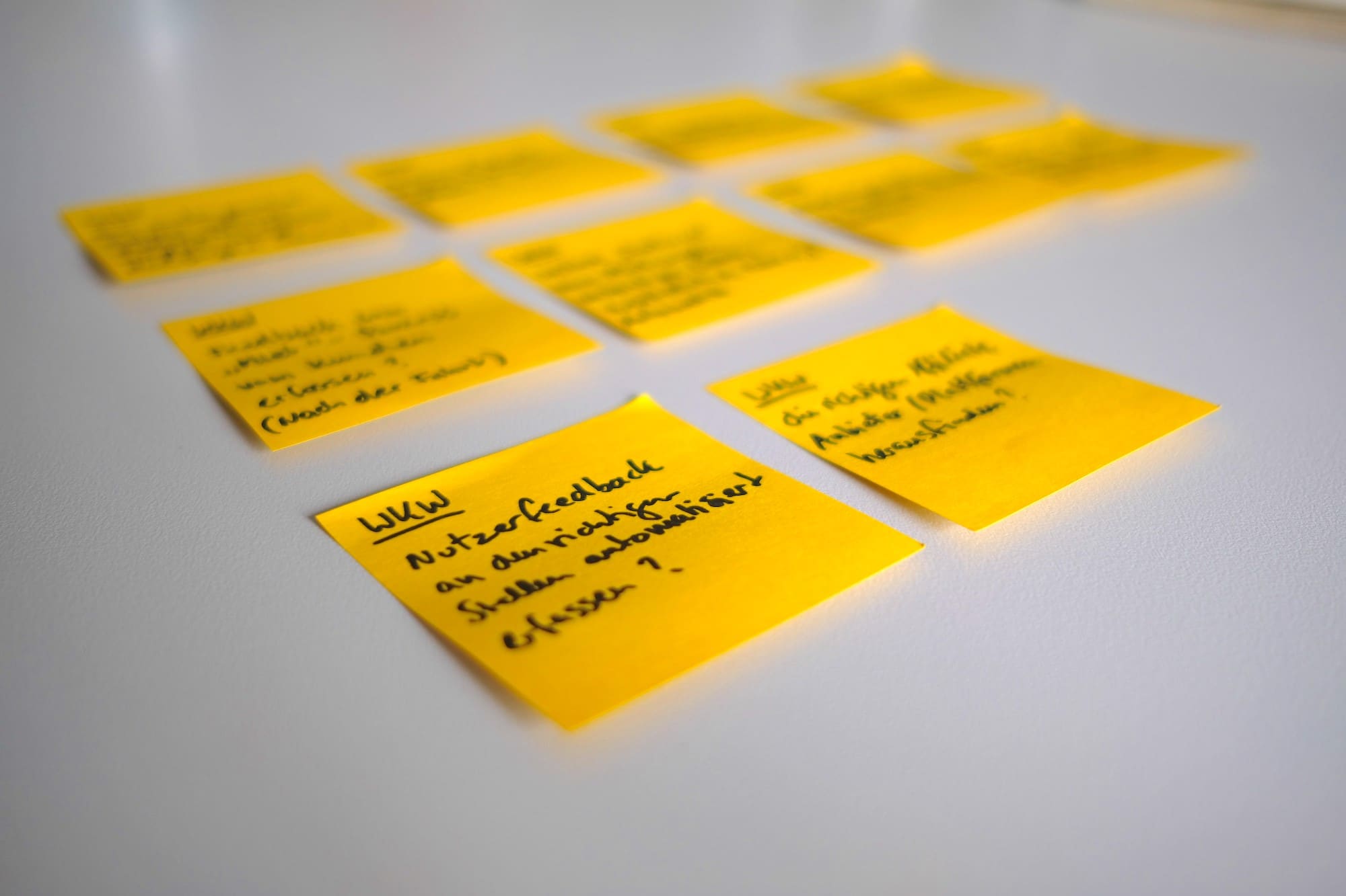 Ohne Klebezettel ist beim User Story Mapping nicht viel los